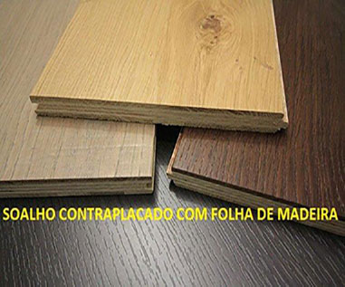 SOALHO CONTRAPLACADO COM FOLHA DE MADEIRA